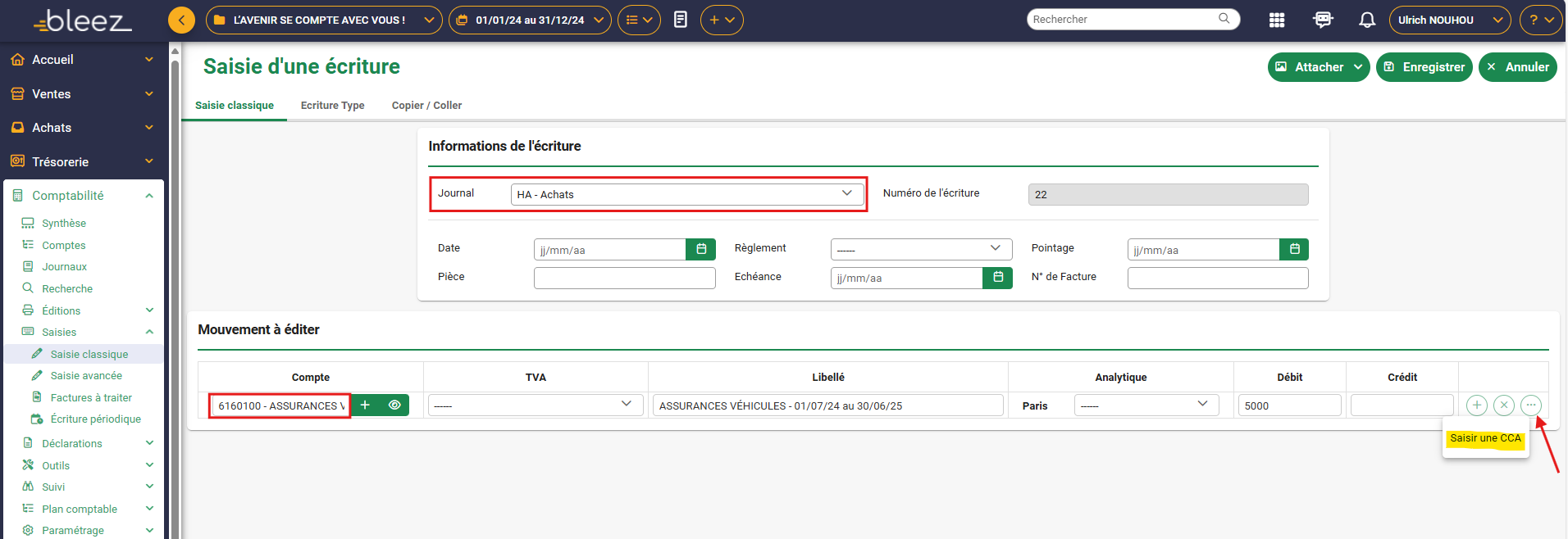 Comment comptabiliser une CCA (Achats) / PCA (Ventes) ? - Doc Bleez